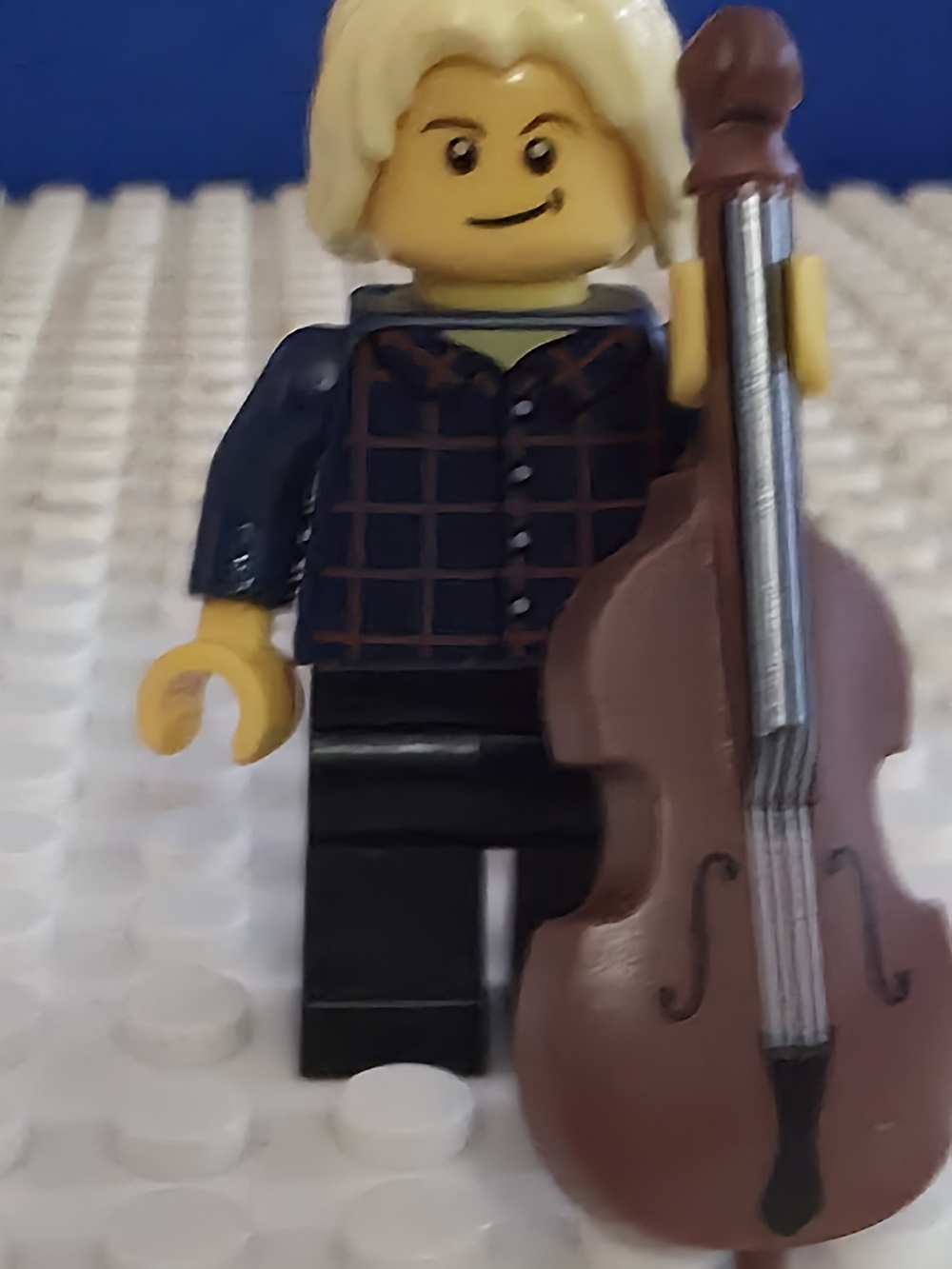 Lego Male Orchestra Cello Minifigure